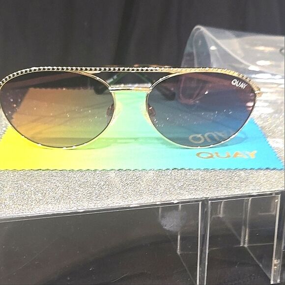 Quay Australia Easily Amused 44MM Round Sunglasses - Picture 8 of 11